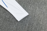 Paris 26/27 White with Orange-Red Training Tracksuit Set
