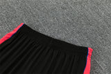 Paris 26/27 White with Orange-Red Training Tracksuit Set