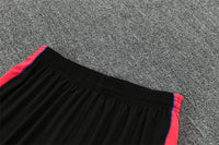 Paris 26/27 White with Orange-Red Training Tracksuit Set
