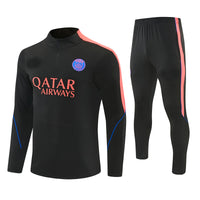 Paris 26/27 White with Royal Blue Training Tracksuit Set
