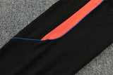 Paris 26/27 White with Royal Blue Training Tracksuit Set