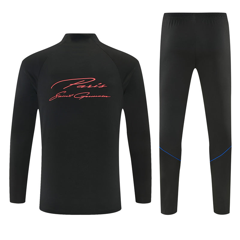 Paris 26/27 White with Royal Blue Training Tracksuit Set