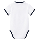 Paris Saint-Germain 26/27 White/Black Away Baby Bodysuit Jersey