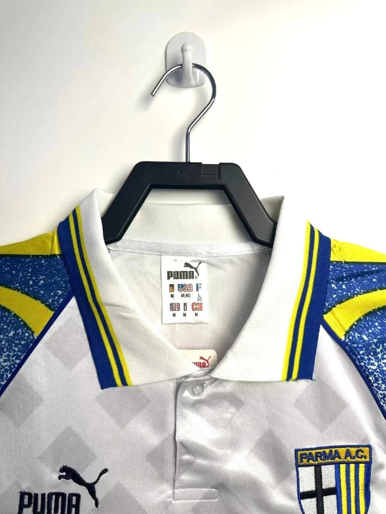 Parma 1995/97 Vintage Retro White Home Jersey