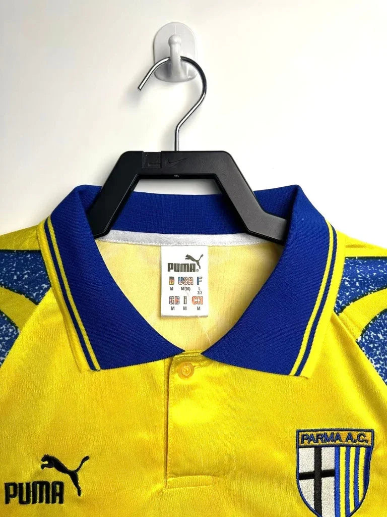 Parma 1995/97 Vintage Retro Yellow Third Away Jersey