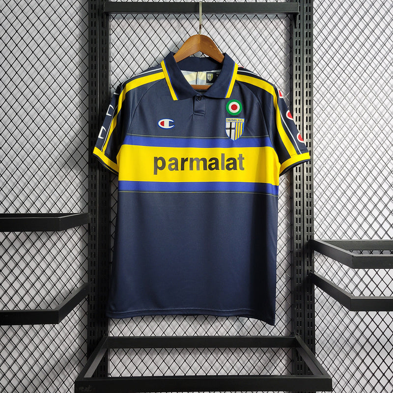 Parma 1999/00 Vintage Retro Blue Away Jersey