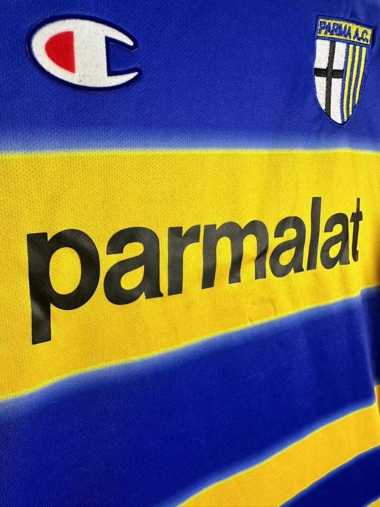 Parma 1999/00 Vintage Retro Home Long Sleeves Jersey
