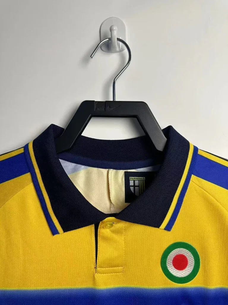 Parma 1999/00 Vintage Retro Home Long Sleeves Jersey