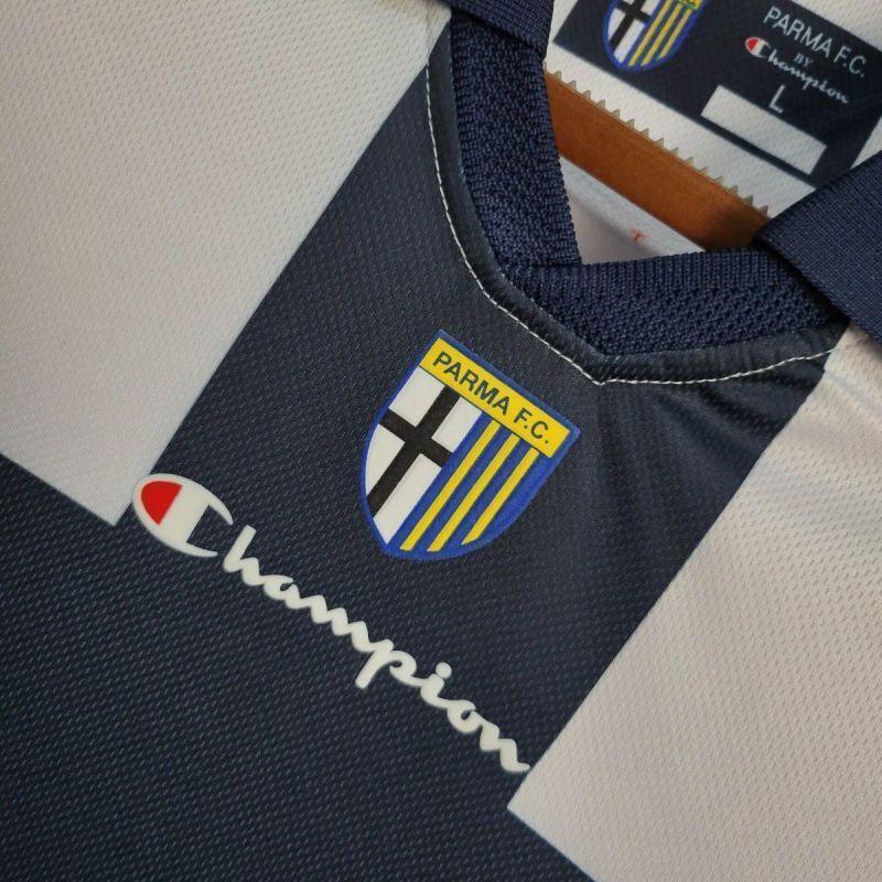 Parma 2005/06 Retro White/Blue Home Jersey