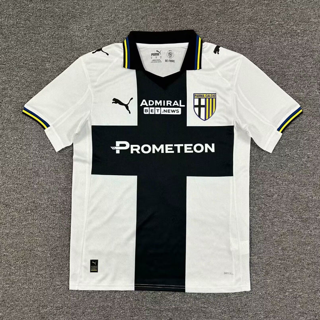 Parma 25/26 White/Black Home Jersey