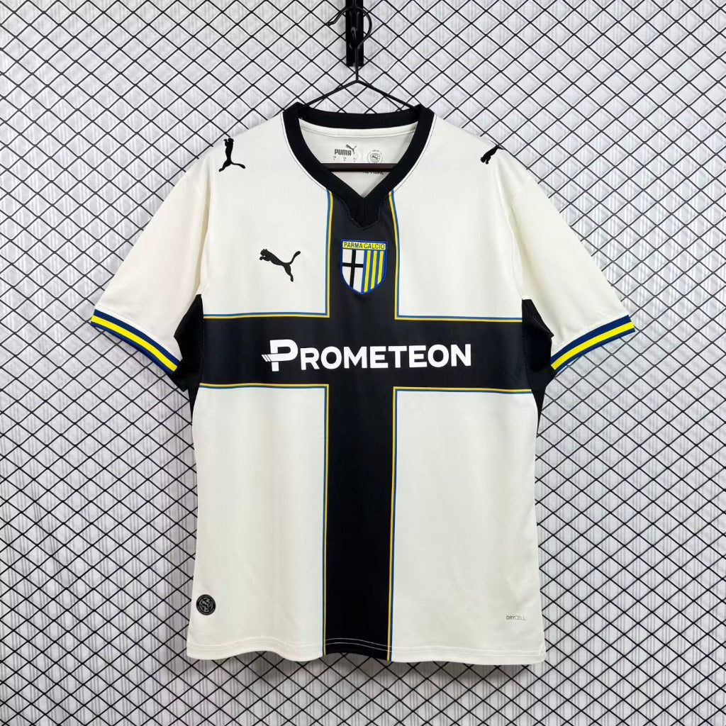 Parma 26/27 White/Black Cross Home Jersey