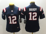 Patriot 2021/22 Brady #12 Navy/White/Red Women NFL Jersey
