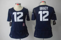 Patriot 2021/22 Brady #12 Navy/White Women NFL Jersey
