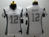 Patriot 2021/22 Brady #12 White/Gray Women NFL Jersey