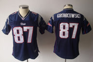 Patriot 2021/22 Gronkowski #87 Navy/Gray/Red Women NFL Jersey