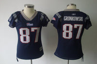 Patriot 2021/22 Gronkowski #87 Navy/Gray Women NFL Jersey