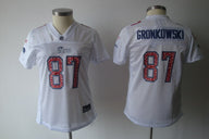 Patriot 2021/22 Gronkowski #87 White/Navy/Red Women NFL Jersey