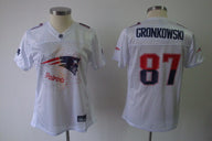 Patriot 2021/22 Gronkowski #87 White/Red/Navy Women NFL Jersey