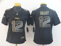 Patriot 2022/23 Brady #12 Black/Gold Women NFL Jersey