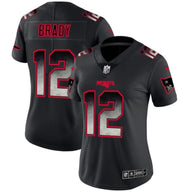 Patriot 2022/23 Brady #12 Black/Red/Gray Women NFL Jersey