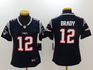 Patriot 2022/23 Brady #12 Navy/Gray/White Women NFL Jersey