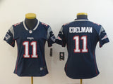 Patriot 2022/23 Edelman #11 Navy/Red/Gray Women NFL Jersey