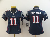 Patriot 2022/23 Edelman #11 Navy/Red/Gray Women NFL Jersey