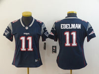 Patriot 2022/23 Edelman #11 Navy/Red/Gray Women NFL Jersey