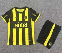 Penarol 26/27 Black/Yellow Home Kids Jersey Set