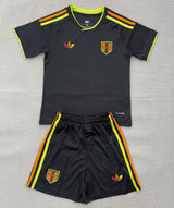 Peru 2026 Black/Green Away Kids Jersey Set