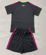 Peru 2026 Black/Green Away Kids Jersey Set