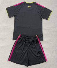 Peru 2026 Black/Green Away Kids Jersey Set