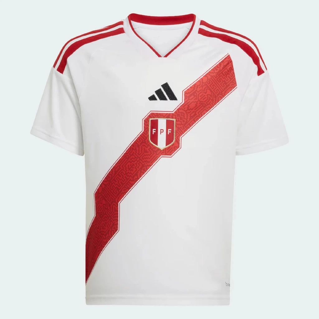 Peru 2026 White Home Youth Jersey