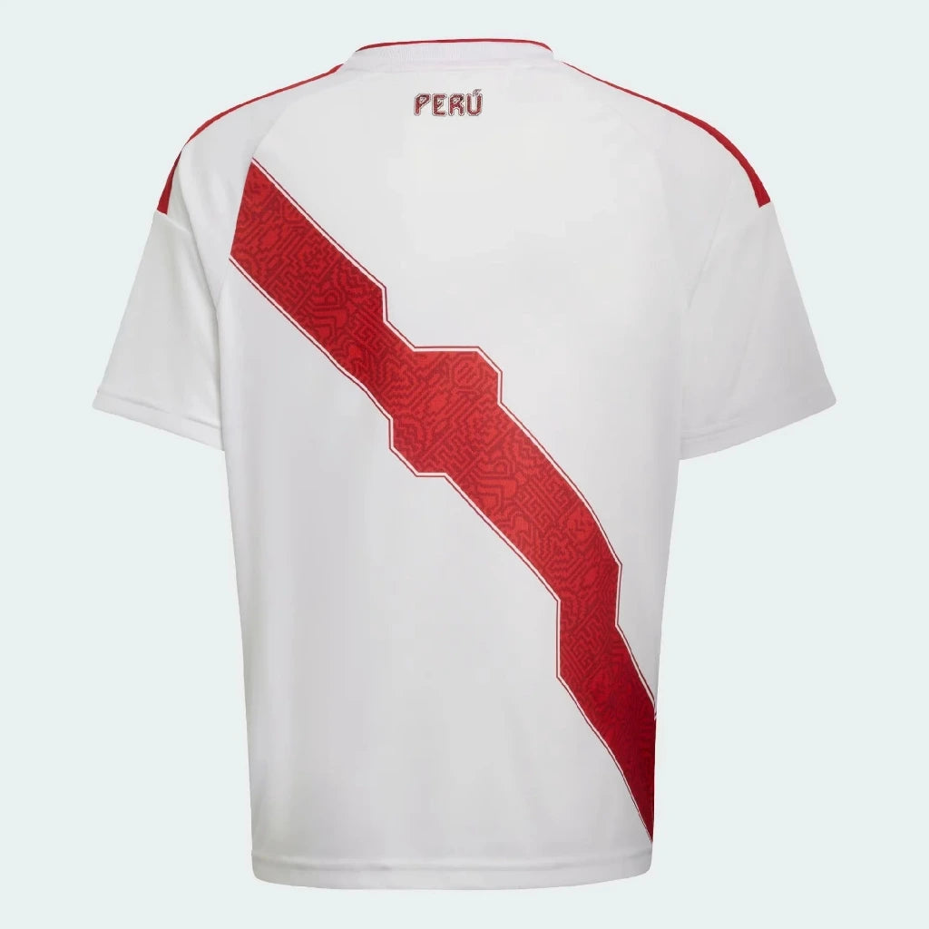 Peru 2026 White Home Youth Jersey