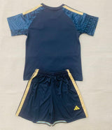 Philadelphia 26/27 Blue/Yellow Stripes Home Kids Jersey Set
