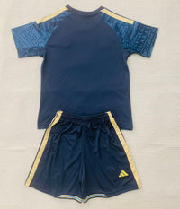 Philadelphia 26/27 Blue/Yellow Stripes Home Kids Jersey Set