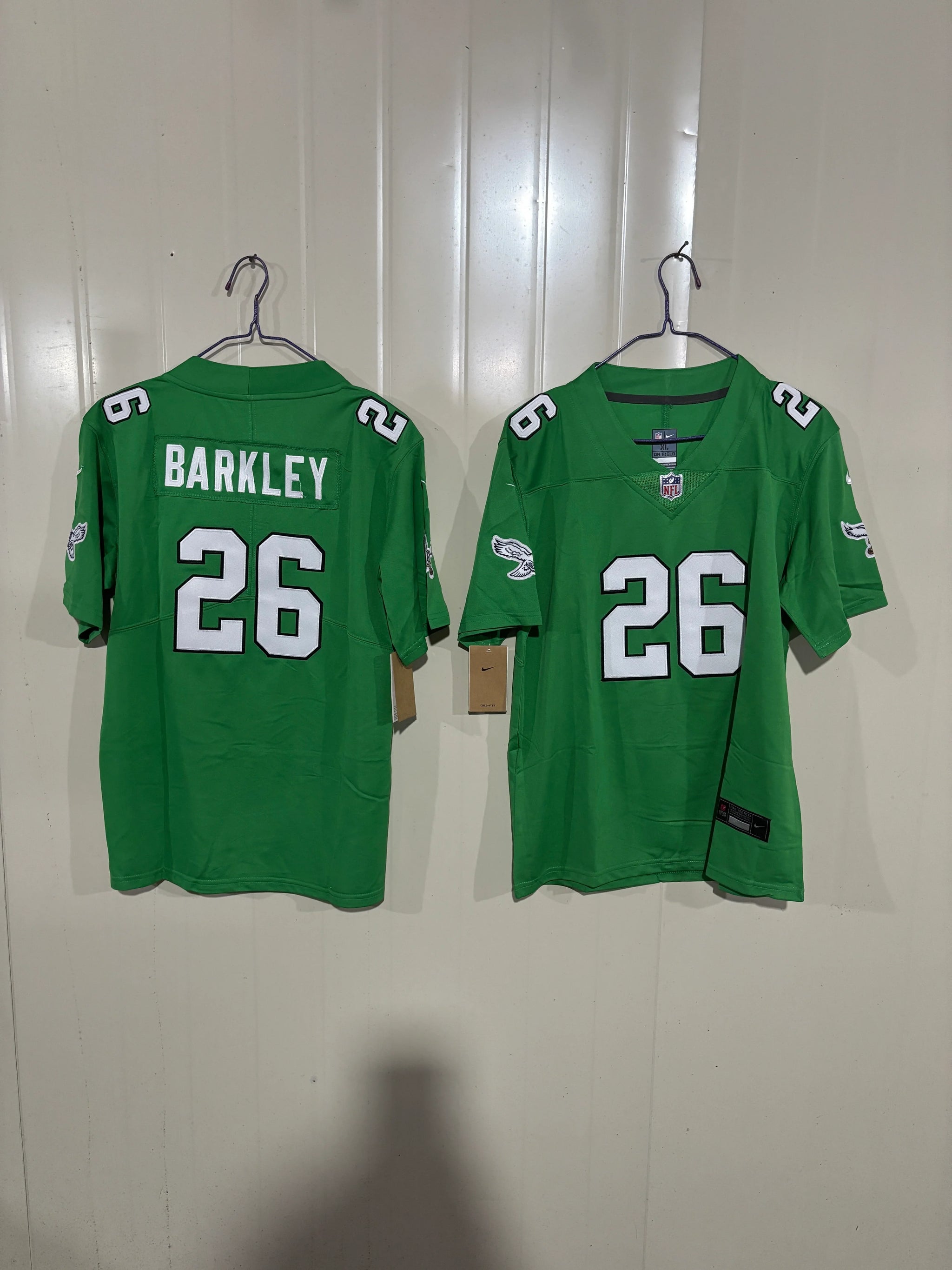 Philadelphia Eagles 25/26 Barkley #26 Green NFL Game Kids Jersey