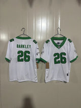Philadelphia Eagles 25/26 Barkley #26 White/Green NFL Game Kids Jersey