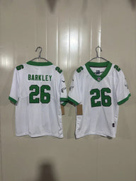 Philadelphia Eagles 25/26 Barkley #26 White/Green NFL Game Kids Jersey