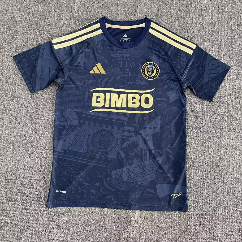 Philadelphia Union 26/27 Blue/Yellow Stripes Home Jersey