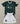 Plymouth 26/27 Dark Green/White Pinstripes Home Kids Jersey Set