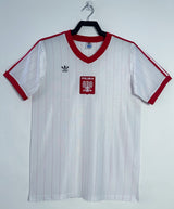 Poland 1982 Vintage Retro White Home Jersey