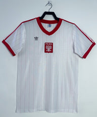 Poland 1982 Vintage Retro White Home Jersey