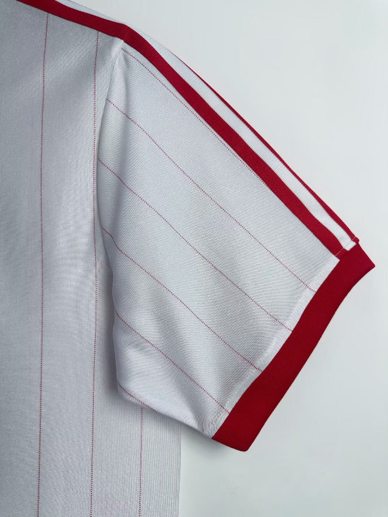 Poland 1982 Vintage Retro White Home Jersey