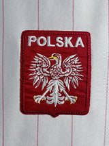 Poland 1982 Vintage Retro White Home Jersey