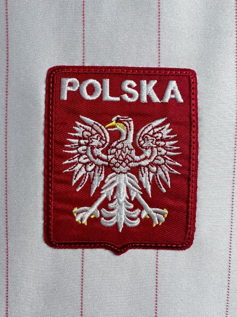 Poland 1982 Vintage Retro White Home Jersey