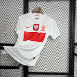 Poland 2012 Vintage Retro White Home Jersey