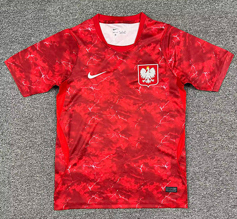 Poland 2026 World Cup Red Away Jersey