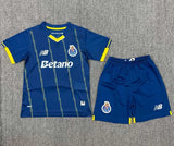 Porto 25/26 Blue/Yellow Fourth Kids Jersey Set