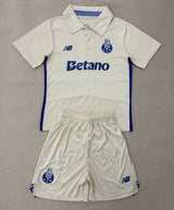 Porto 25/26 White Third Away Kids Jersey Set